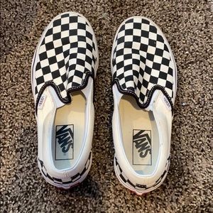 Black and White Checkered Vans